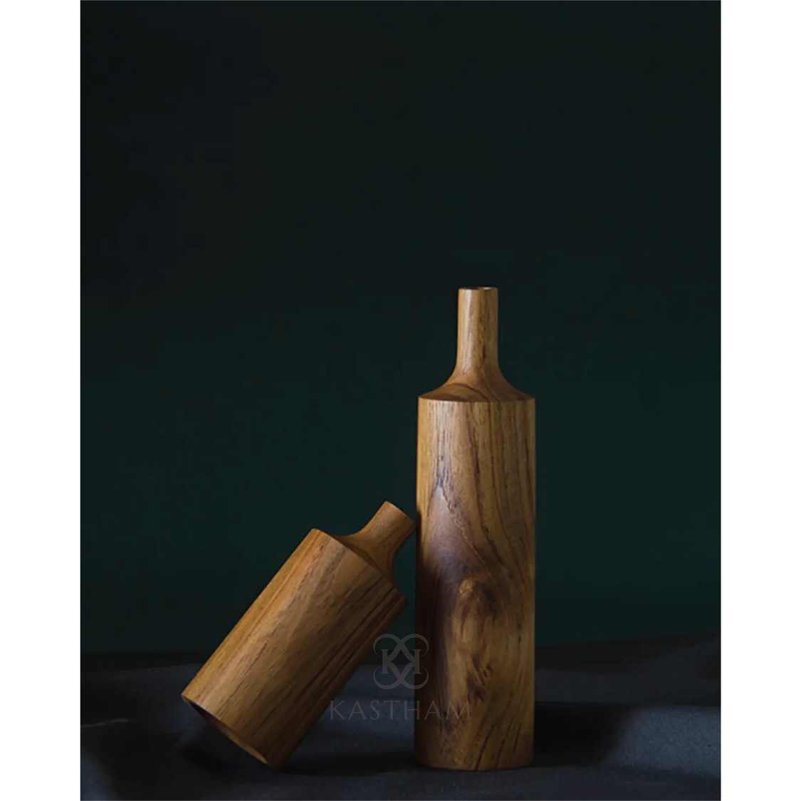 KASTHAM TEAK VASE - 1 - Kastham