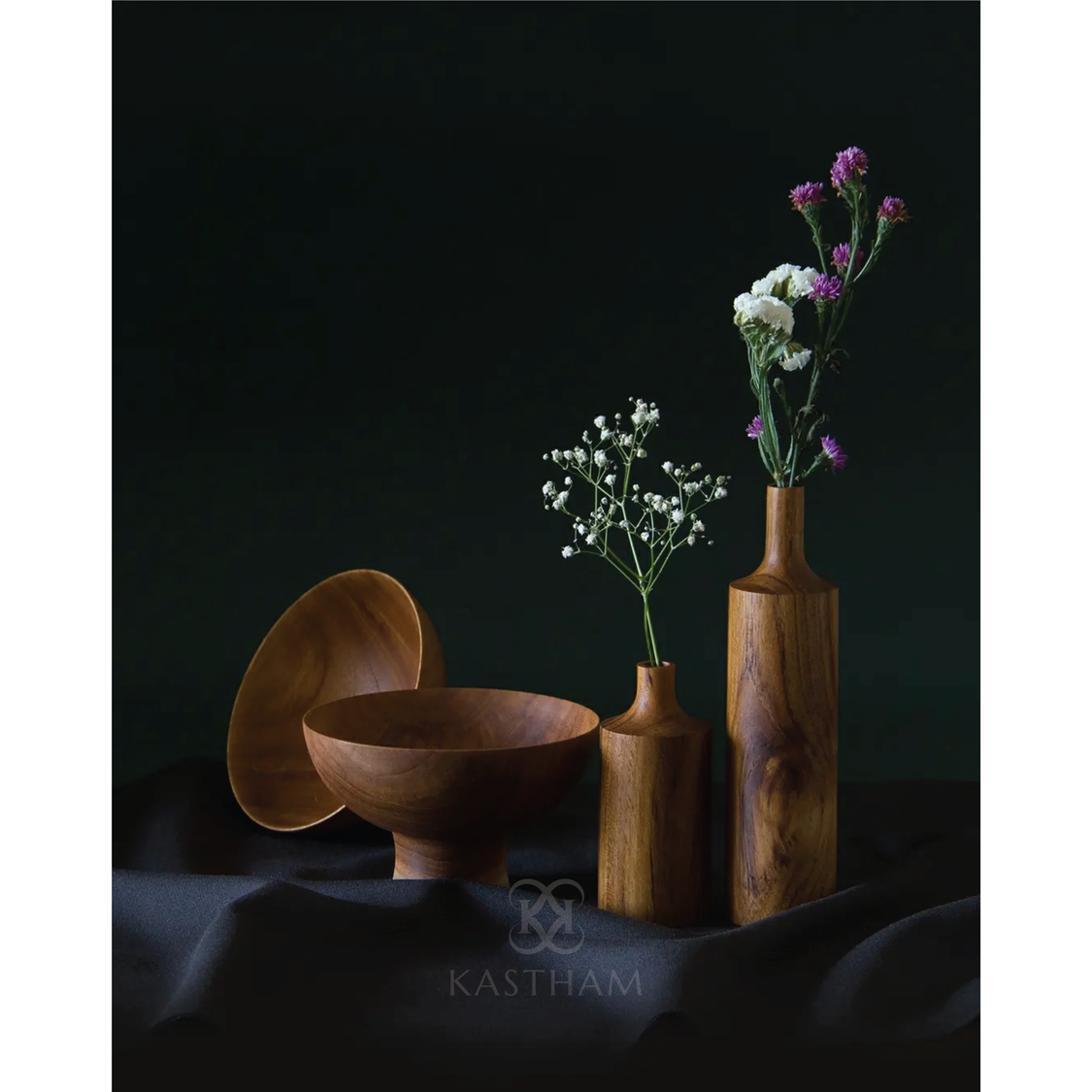 KASTHAM TEAK VASE - 1 - Kastham