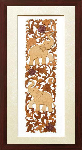 KASTHAM TWO DECO ELEPHANT - Kastham