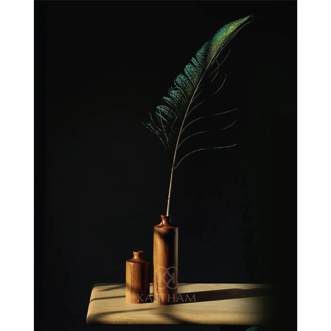 KASTHAM TEAK VASE - 4 - Kastham