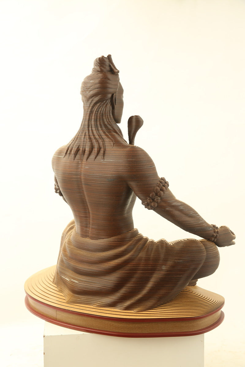 KASTHAM Shivakruti Multi-Layer Wooden Stacked Art - Kastham