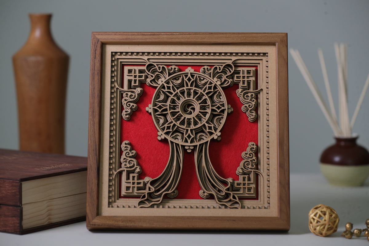 DHARMA WHEEL - The Auspicious Chakra
