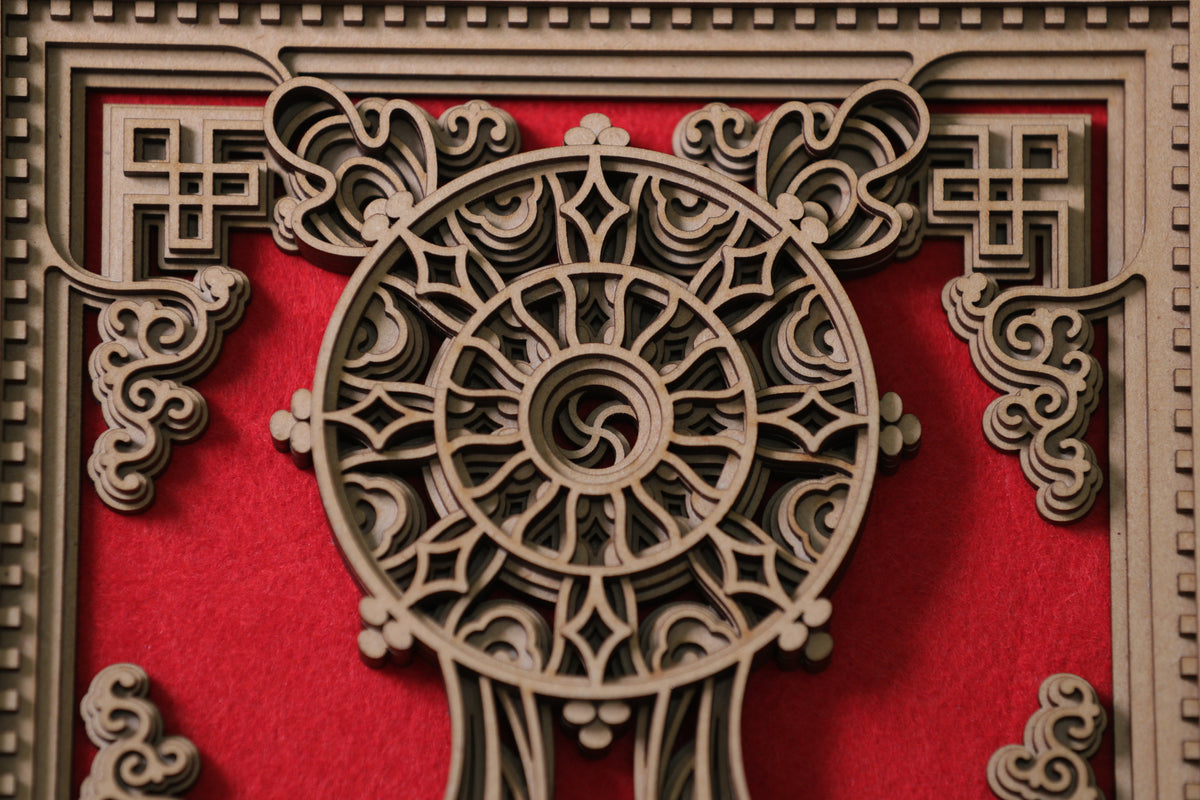 DHARMA WHEEL - The Auspicious Chakra