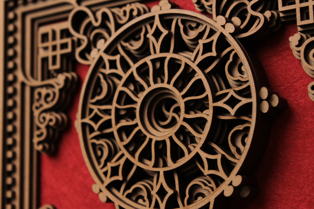 DHARMA WHEEL - The Auspicious Chakra