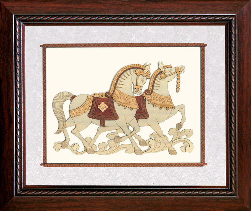 KASTHAM TWO DECO HORSE - Kastham