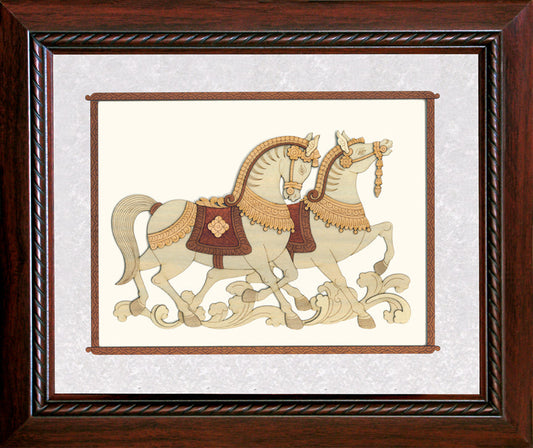 KASTHAM TWO DECO HORSE - Kastham