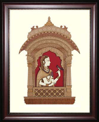 KASTHAM ZAROKHA LADY WITH BIRD - Kastham